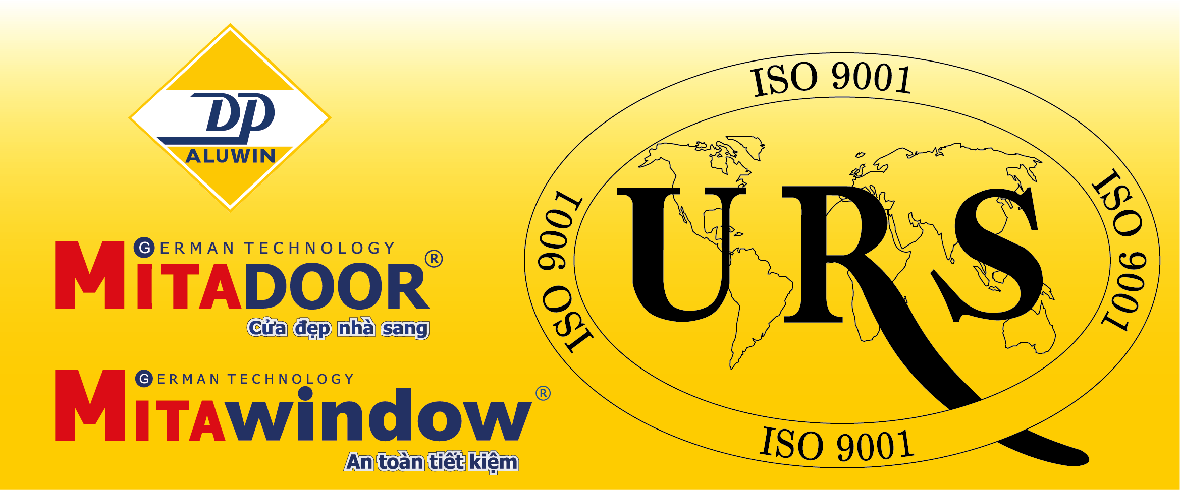 mitadoor - mitawindow chung nhan iso 9001